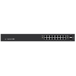 [ES-16-150W] ES-16-150W, EdgeSwitch PoE 802.3at/af y PoE 24V, 16 x GigaEth, 2 x SFP, 150w