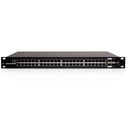 [ES-48-500W] ES-48-500W,  EdgeSwitch PoE 802.3at/af y PoE 24V, 48 x GigaEth, 2 SFP y 2 SFP+, 500W, Para 19'' 1 UR