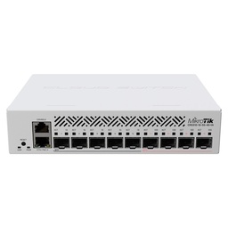 [CRS310-1G-5S-4S+IN] CRS310-1G-5S-4S+IN, Router Switch CPU 800Mhz, RAM 256MB, 1xGigaEth, 5xSFP 1Gbps, 4xSFP+ 10Gbps, RouterOS L5