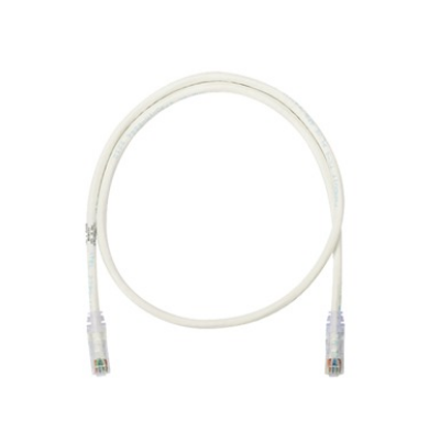 [NK6PC3Y] NK6PC3Y, Cable de parcheo UTP Categoría 6, con plug modular en cada extremo - 1 m. - Blanco mate
