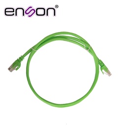 [P6012E] P6012E, Patch Cord RJ45 cable UTP Cat 6, serie pro, color verde, longitud 120 cms