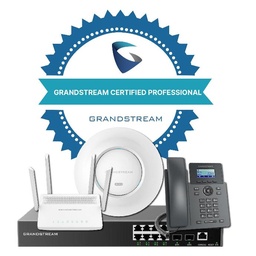 [GCP-GWN-KIT] GCP-GWN-KIT, Certificación Profesional de Networking y redes WiFi, Incluye equipo Demo. Evento presencial GWN7062, GWN7605, GWN7801P y GRP2601P  y Derecho a Examen.
