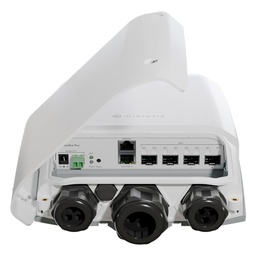[CRS305-1G-4S+OUT] CRS305-1G-4S+OUT, FiberBox Plus, Switch exteriores CPU 800MHz, 512MB RAM, 1 EthGb, 4 SFP+, RouterOS/SwitchOS