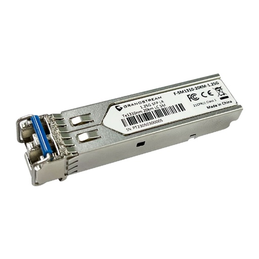 [F-SM1310-20KM-1.25G] F-SM1310-20KM-1.25G, Módulo SFP mono-modo, 1310nm, alcance 20Km, 1.25Gbps