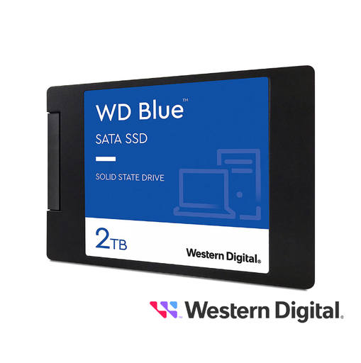 [WDS200T2B0A] WDS200T2B0A, DD910WDI08, SSD WD SERIE BLUE WDS200T2B0A 2 TB SATA III de 6 GB/S FF 2.5" RESISTENCIA TBW 500