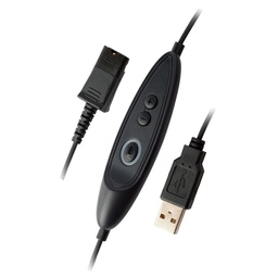 [DN1011] DN1011, Cable de conexión de QD tipo Poly a USB-A, con controles