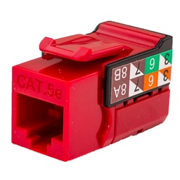 [351-V2620_RD] 351-V2620/RD, Jacks Cat 5E, Keystone jack, color rojo