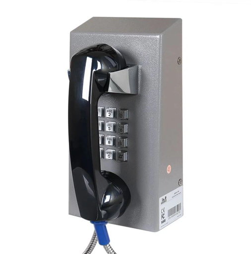 [JR201-FK-SIP-CRS] JR201-FK-SIP-CRS, Teléfono IP/SIP antivandálico, acero pintado, 12 teclas, montaje en pared, 130x247x132mm