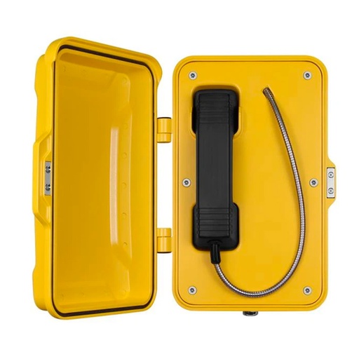 [JR101-CB-SIP] JR101-CB-SIP, Teléfono IP, intemperie IP67, sin teclas, SIP PoE, Aluminio, para pared, 334x204x109mm
