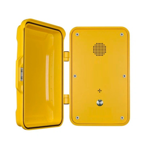 [JR102-SC-SIP] ​JR102-SC-SIP, Teléfono IP, intemperie IP67, manos libres 1 botón, SIP PoE, Aluminio, para pared, 334x204x109mm​
