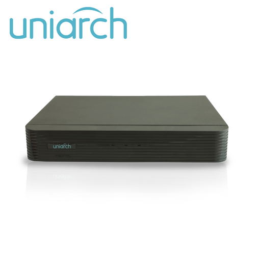 [XVR-116G3] XVR-116G3, DVR pentahibrido UNIARCH, 16 canales analogicos (hasta 5MP lite a 12 FPS), AHD, TVI, CVI, 8 canales IP (hasta 8 MP), capacidad de 1 disco duro de 8 TB, entrada y salida de audio, salida VGA, HDMI simultánea, P2P (EzCloud), ONVIF, RTSP, con carcasa metálica