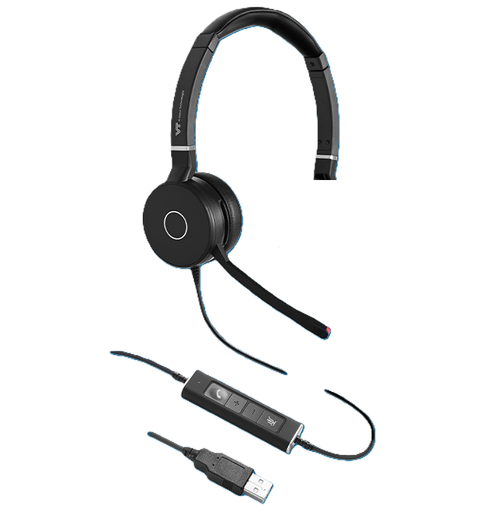 [VTX200-PRO-USB] VTX200-PRO-USB, Diadema monoaural con cancelación de ruido y conector USB