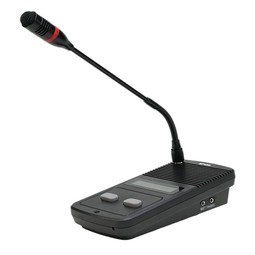 [NAS-8525] NAS-8525, Micrófono IP-SIP para voceo, dos botones, micrófono y bocina, Alarma I/O, Audio I/O