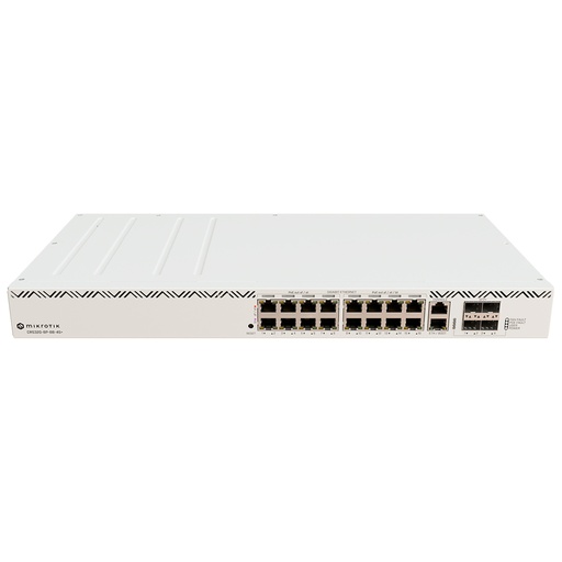 [CRS320-8P-8B-4S+RM] CRS320-8P-8B-4S+RM, Switch PoE CPU 800Mhz, RAM 256 MB, 17xGigaEth, 8xPoE, 8xPoE++, 4 SPF+ 10GEth, RouterOS L5 v7