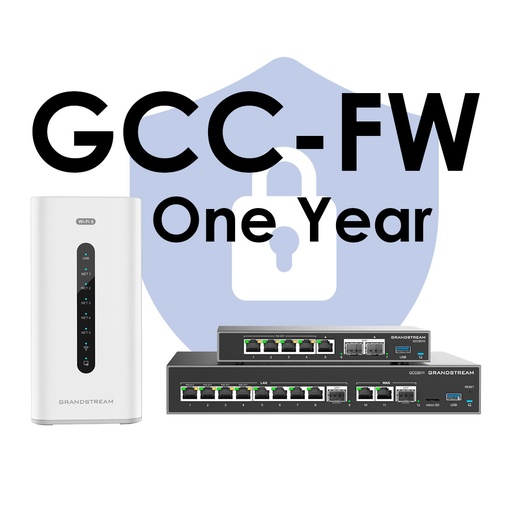 [GCC-FW-1Y-LICENSE] GCC-FW-1Y-LICENSE, Paquete de actualización de seguridad por 1 año