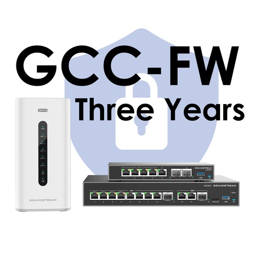 [GCC-FW-3Y] GCC-FW-3Y-LICENSE, Paquete de actualización de seguridad por 3 años