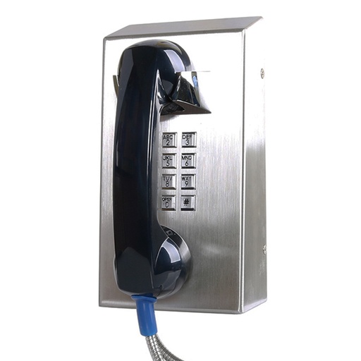 [JR201-FK-4G] JR201-FK-4G, Teléfono Anti vandálico, acero inoxidable, 12 teclas, montaje en pared, 130x247x132mm