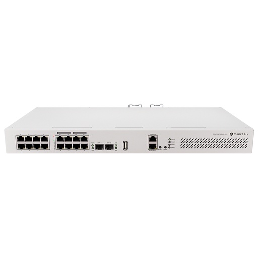 [CRS418-8P-8G-2S+RM] CRS418-8P-8G-2S+RM, Router Switch 17xGEth, 8xPoE/at, 2xSFP+10G  RouterOS L5, 1UR, doble PSU