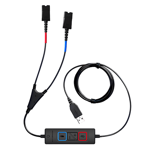 [DN1032] DN1032, Cable (adaptador) de entrenamiento con cable USB para auriculares QD