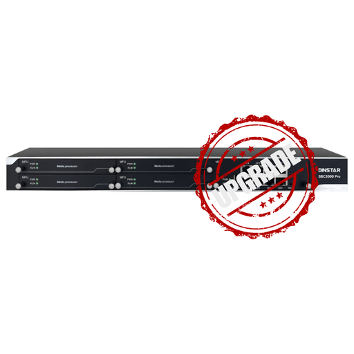 [SBC3000-PRO-UP-500] SBC3000-PRO-UP-500, Licencia Upgrade para SBC3000 con 500 sesiones SIP y 300 transcod adicionales. Máximo 5000 sesiones y 1500 transc.