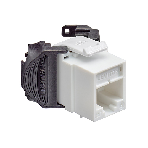 [AX6AU-GW6] AX6AU-GW6, Jack Cat6A, para 26 a 22AWG, tool-free, PoE 100W, QuickPort, Color blanco