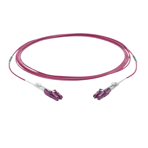 [VPC-M4D1LCLC0030] VPC-M4D1LCLC0030, Patch cord fibra Duplex Multimodo OM4, 1.6mm LC/UPC-LC/UPC, 3 metros, Violeta