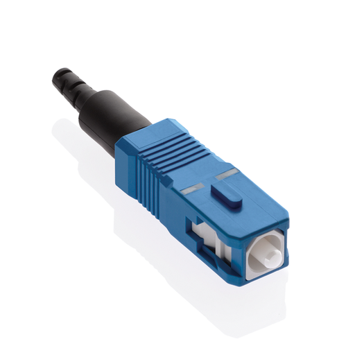 [49991-SSC] 49991-SSC, Conector de fibra prepulido FASTCAM™, SC, monomodo, color azul