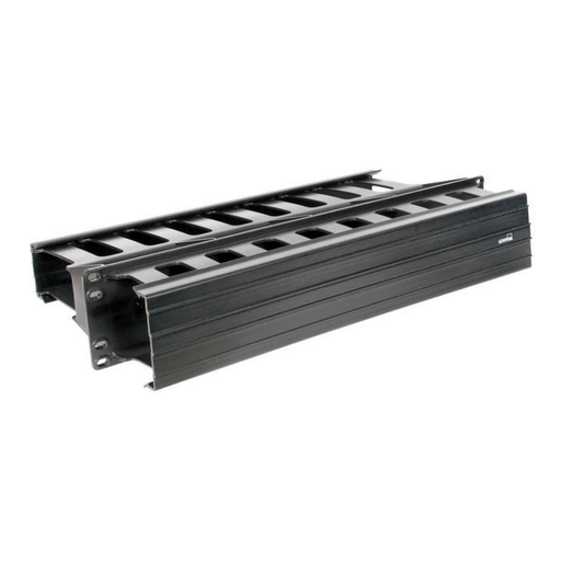 [492RU-HFR] 492RU-HFR, Organizador de cables horizontal, frontal, y posterior 2UR