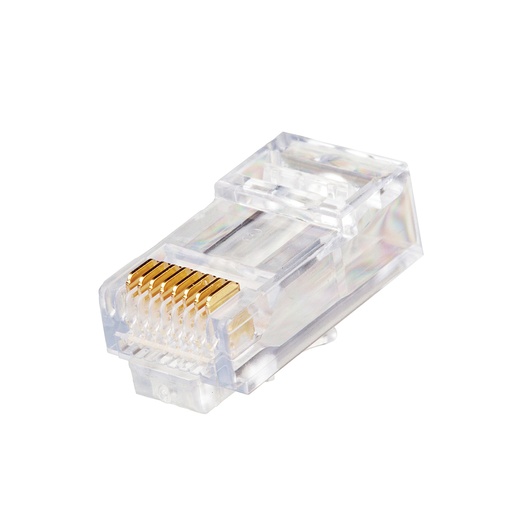 [47613-EZ6] 47613-EZ6, Conector PLUG, Cat 6 EZ-RJ45™ Pass through, transparente