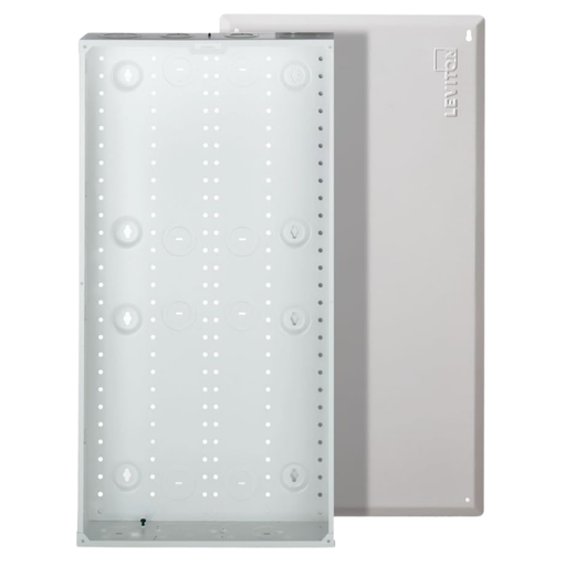 [47605-28W] 47605-28W, Caja y cubierta de montaje empotrado para STRUCTURED MEDIA™ de 28" (72 cm), metal, blanco