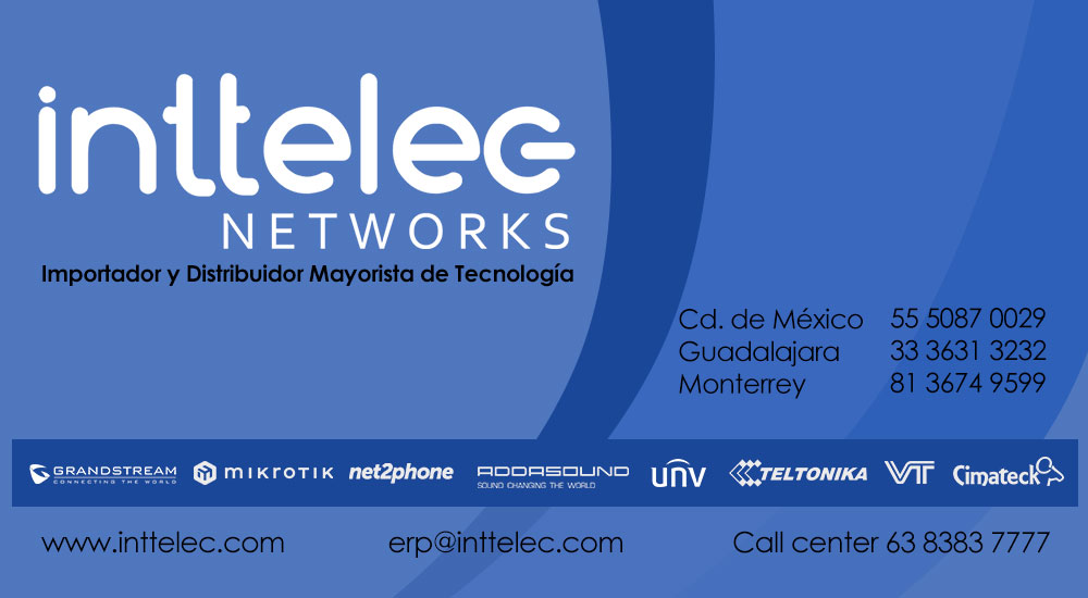Inttelec Networks, Importador y Distribuidor Mayorista